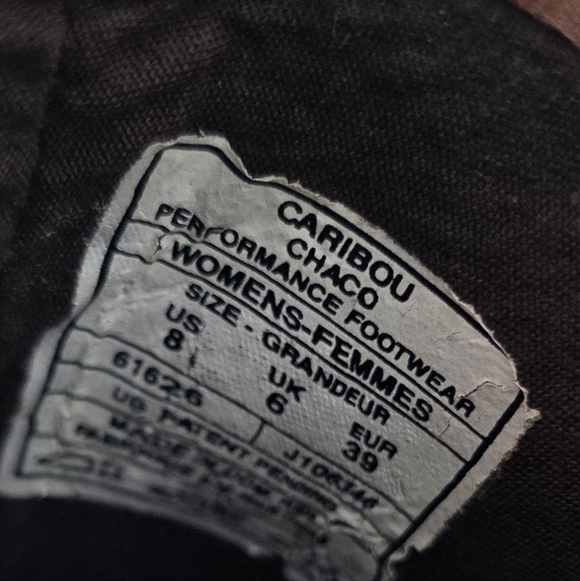 Chaco Brown Ankle Boots with Orange Laces - Picture 9 of 10